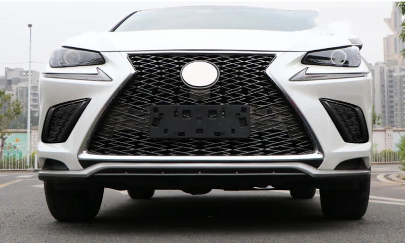 Для Lexus NX200t NX300h- комплект в спортивном стиле, передний спойлер для подтяжек лица, бампер, спойлер, ремонт, автомобильные аксессуары