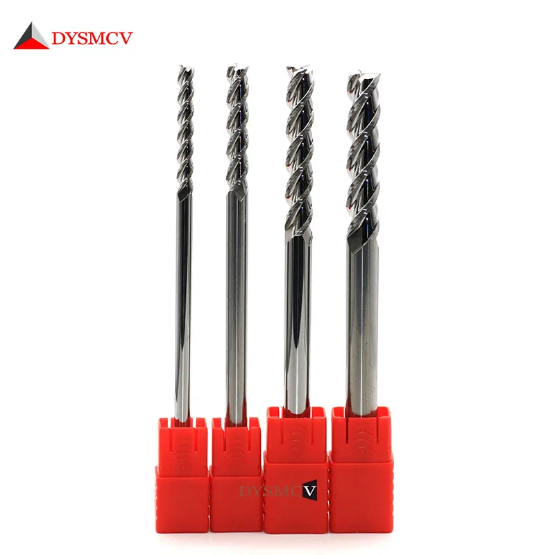 

HRC60Milling Cutter Alloy Coating Tungsten Steel Tool Aluminum Cnc Maching 3 Blade Endmills Top Milling Cutter Wood Milling Cut