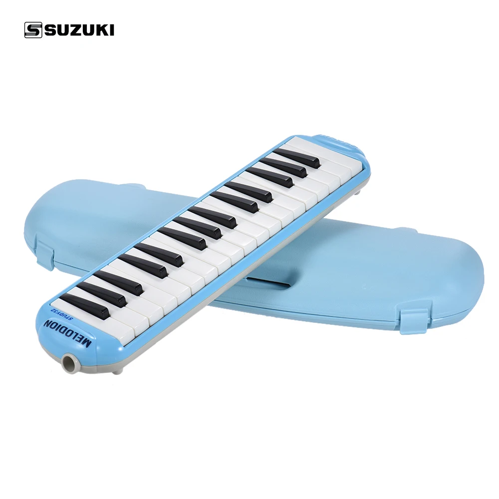 

SUZUKI STUDY-32 32-Key Melodion Melodica Pianica Musical Education Instrument with Long & Short Mouthpiece Hard Case