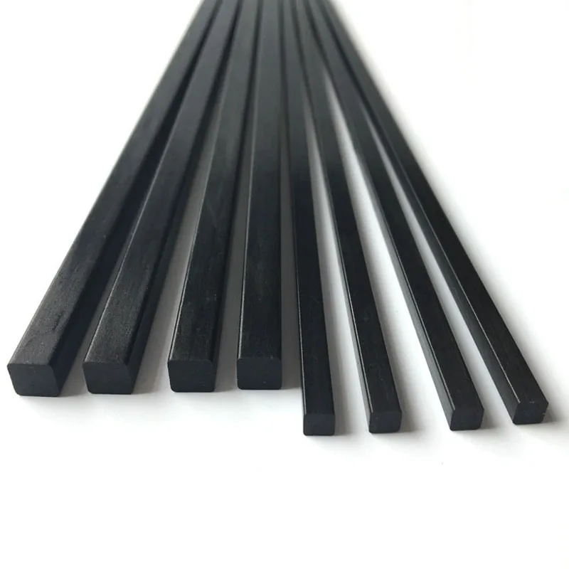 5pcs Carbon Fiber Square Bar Reinforced Connecting Rod Shaft for RC Airplane Model 200mm Length | Обустройство дома