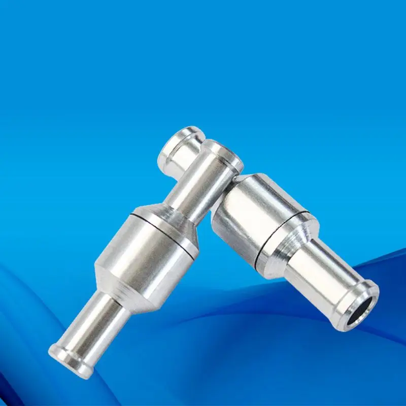 Check Valve 6/8/10/12mm Non-Return One-Way Aluminum Alloy For Car Oil Water Pumps