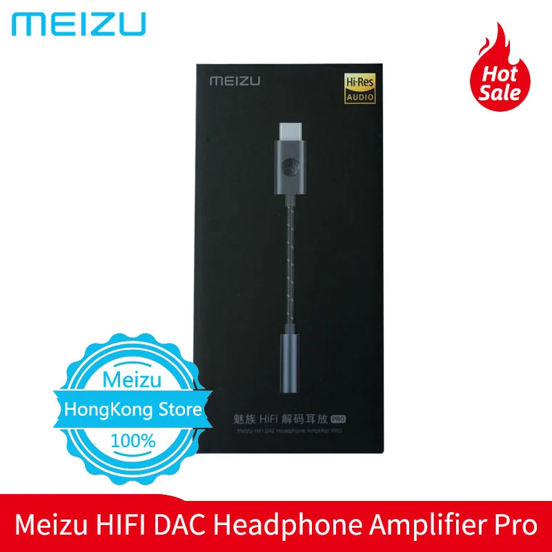 Meizu HIFI усилитель наушников DAC Pro type-c до 3,5 мм совместимый Android/Windows/Mac OS системы 16-600 Ω высокое сопротивление