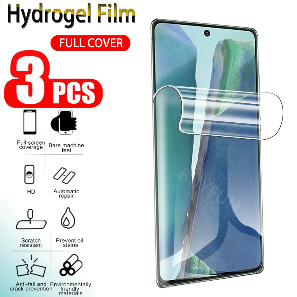 Гидрогелевая пленка с полным покрытием для Samsung Galaxy Note 20 Ultra 10 Lite Plus 9 8 мягкая не