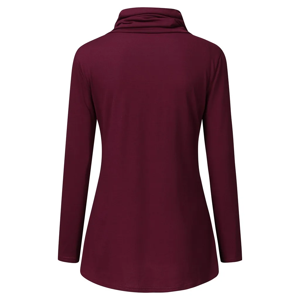 TELOTUNY Одежда для беременных; пуловер; толстовка; топы для беременных; однотонная блузка для грудного вскармливания; 821