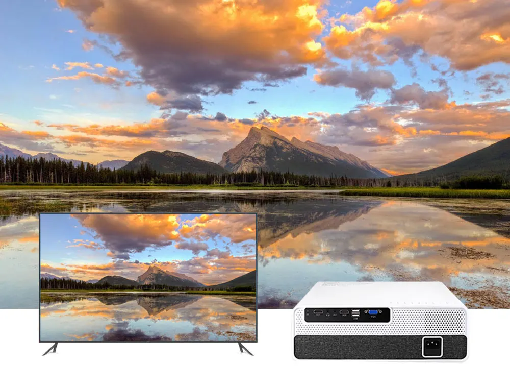 ALSTON Q9P Full HD 1080P проектор 4K 5500 люмен кинопроектор проектор Android WiFi Bluetooth hdmi VGA AV USB с подарком