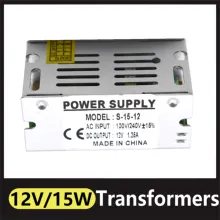 Power Supply Source Adapter  AC 110V 220V To DC 12V 15W Lighting Transformer Power Supply Strip Switching LED Driver Adapter