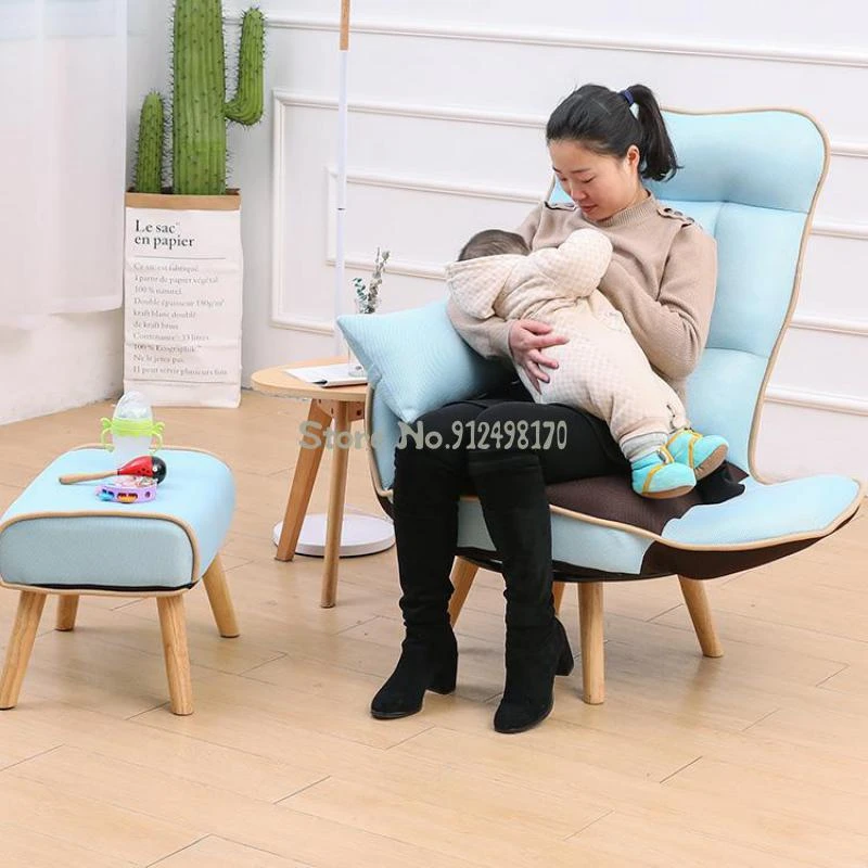 妊婦用バックレスト付き看護チェア 調節可能なバルコニーチェア リラックスした 寝室用 小さなソファ リビングルームの椅子 Aliexpress