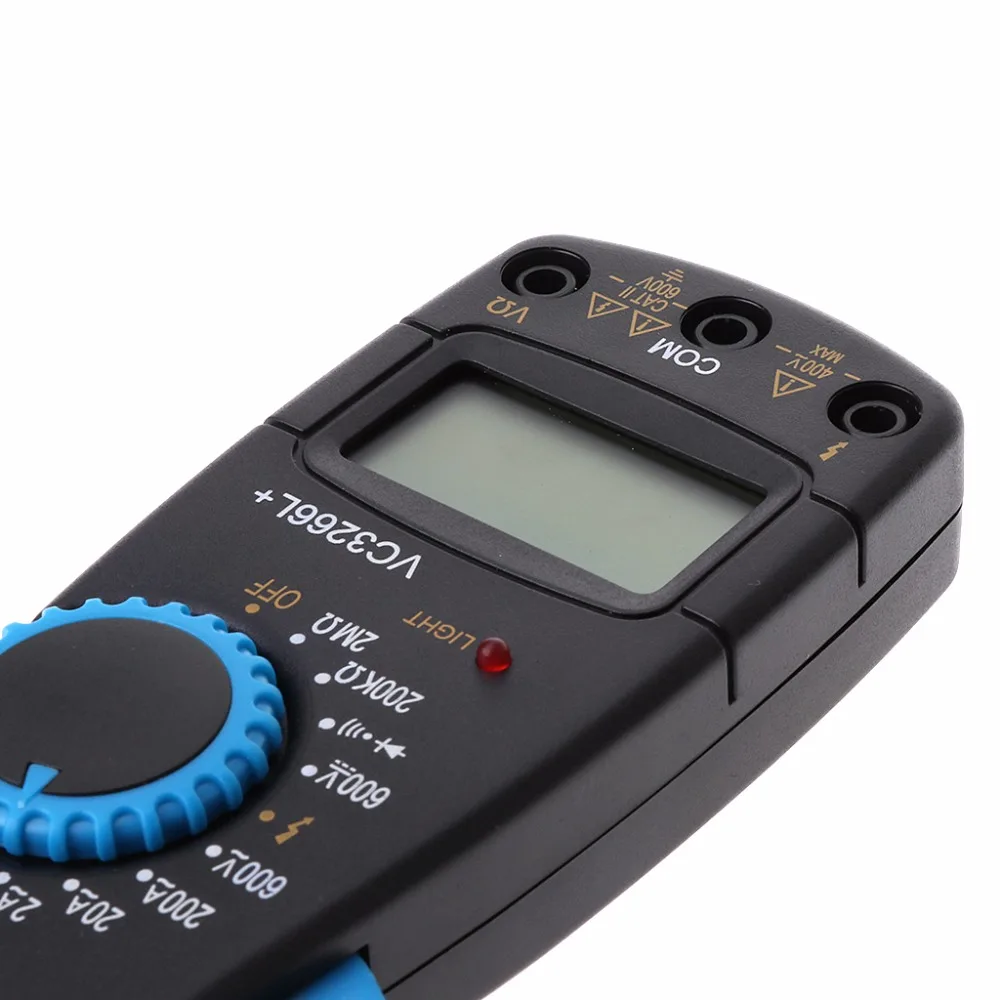 VC3266L+ Цифровой мультиметр зажим AC/DC Напряжение Amp Ом электронный измеритель, тестер инструменты
