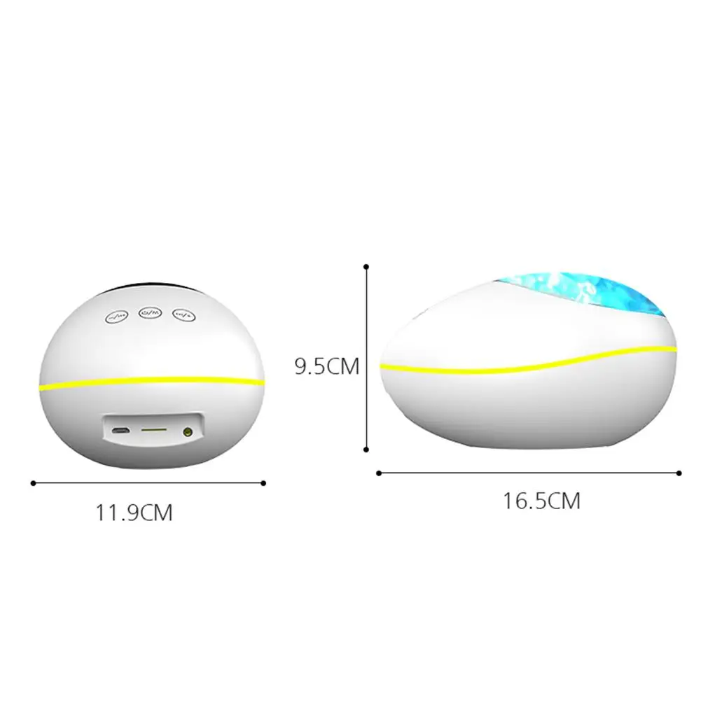 Светодиодный, вращающийся, USB, многофункциональный, Lucky Stone, океан, Bluetooth, пульт дистанционного управления, проекционный светильник, романтический Ночной светильник, украшение дома