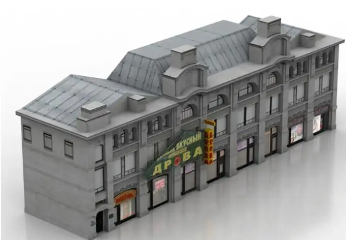 Appearance Design of Administrative Building Custom order high quality high precision digital models 3D printing service Classic |