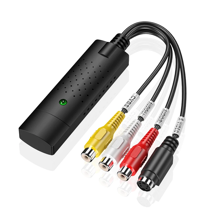 USB/карта TV Аудио DVD DVR VHS к цифровому преобразователю файлов AV соединитель для