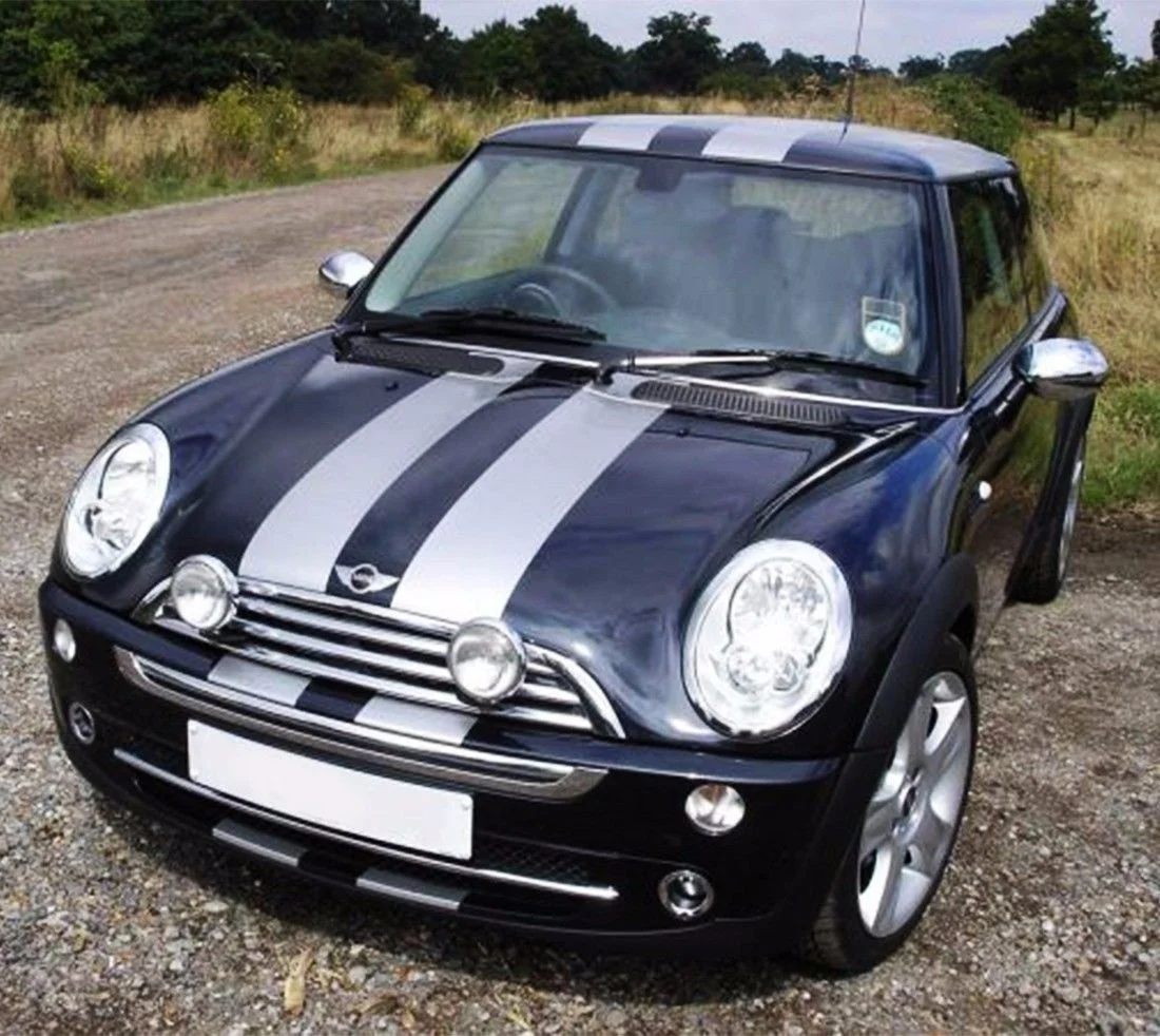 For 1Set/2Pcs Stripe Body Kit Sticker Graphic Decal for Mini Cooper S Tail Light Front Panel Car Styling Hood Roof Truck | Автомобили и