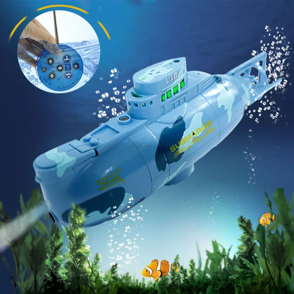 Мини подводная лодка RC скоростная лодка модель с высокой мощностью RC Подводная лодка для детей