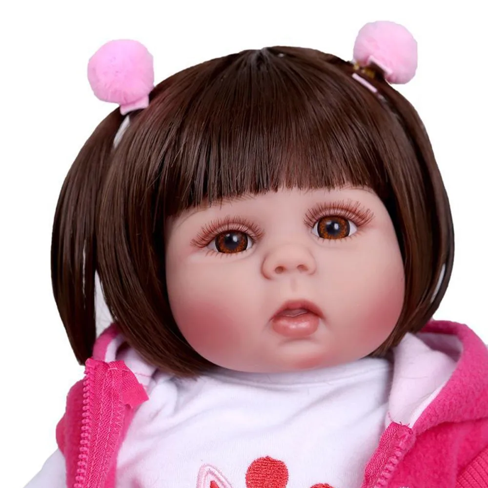 NPK имитация детского тела силиконовый rebirth baby 48 см с бутылочка с соской олень