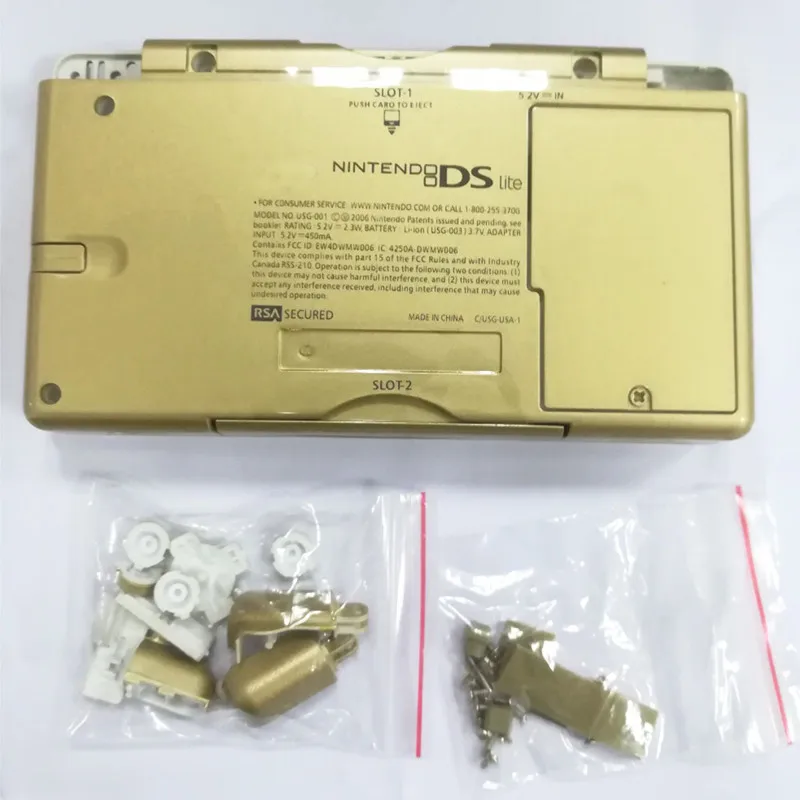 Совершенно новый полный комплект корпусов для Nintendo DS Lite/Чехол/корпус сменный