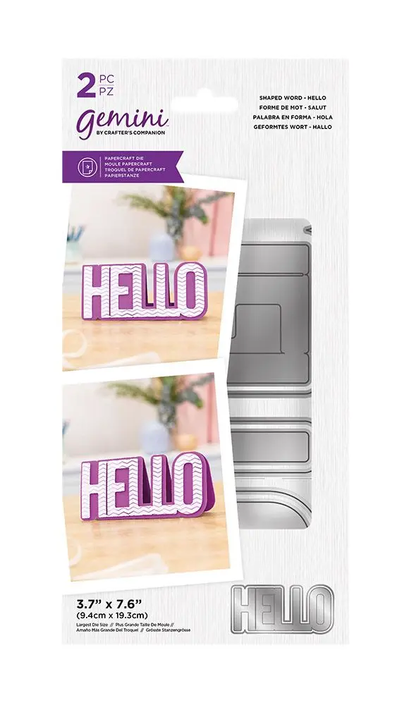 2021 AliliArts Metal Cutting Dies Letter HELLO diy Scrapbooking Photo