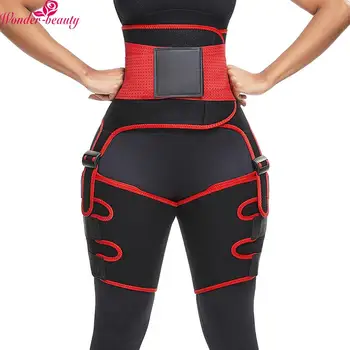 

Neoprene Leg Shapers Sweaty High Waist Adjustable Thigh Trimmer Slimmer Body Shaper High Waist Trainer Sweat Shapewear Belt