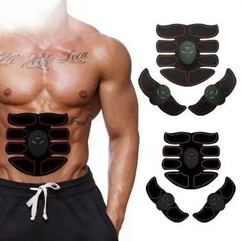 

Abdominal Muscle Stimulator Trainer EMS Abs Fitness Equipment Training Gear Muscles Electrostimulator Toner Exercise At Home Gym
