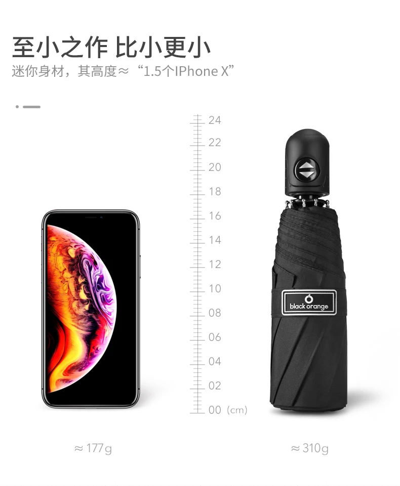 Mini Umbrella Light 5 Fold Pocket Small Sun Windproof Auto Open Close Umbrella Rain Women Parasol High Quality Umbrella AA50YS