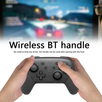 

PRO Wireless Controller For N-Switch With Screen Shot Vibration Joystick Console Bluetooth Connection Controller (Black)