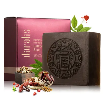 

Herbal Wash Face Soap Tibetan Medicine Sulphur Ginseng Soap Oil Control Removal Blackhead Anti Mites Cleansing Soap No Box 100g