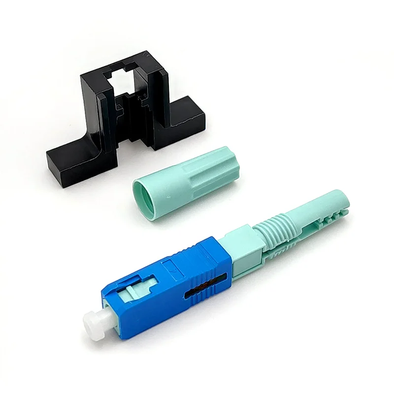 20/50/100 PCS 58MM SC APC UPC SM Single-Mode Optical Connector FTTH Tool Cold Connector Tool Fiber Optic Fast Connnector