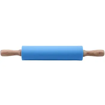 

non stick wooden silicone rolling pin silicone for kitchen and baking