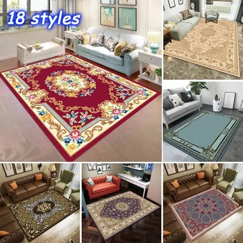 

3D Printing Hallway Doormat Anti - Slip Bathroom Carpet Absorb Creative Europe Type Water Living Room Rug