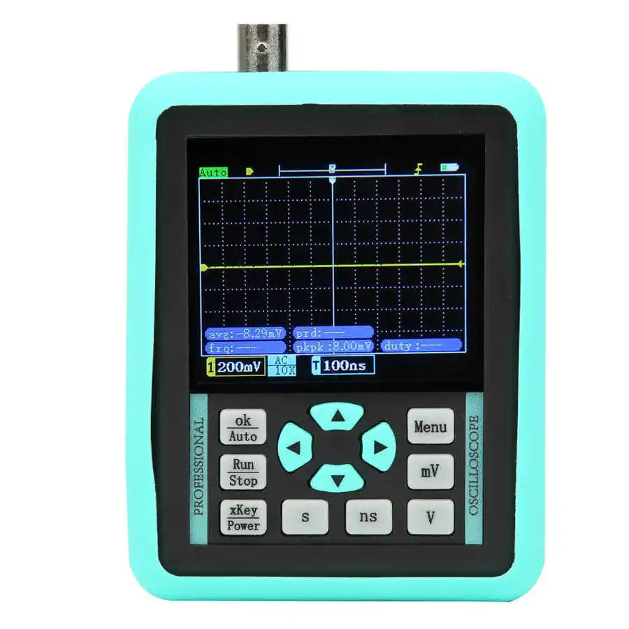 Портативный цифровой мини-Осциллограф DS01511E + 120 дюйма полоса пропускания 500 мкс/с