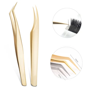 

Blueyes Eyelash Tweezers Eyelashes Extension Lash Tweezer Beauty Makeup Curler Tools Volume Pinzas Curvex Tool Picker Profession