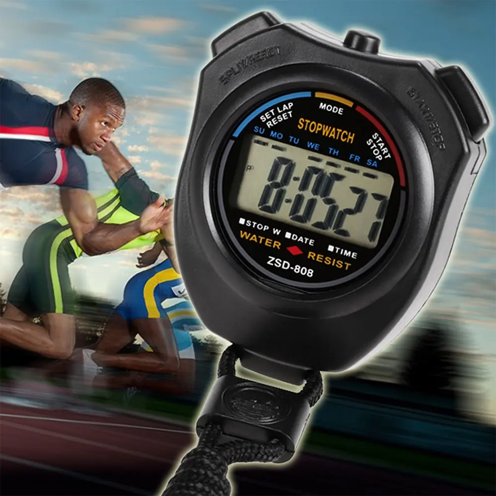 Секундомер с ремешком счетчик упражнений портативный Calculagraph таймер для фитнеса поставка Прямая