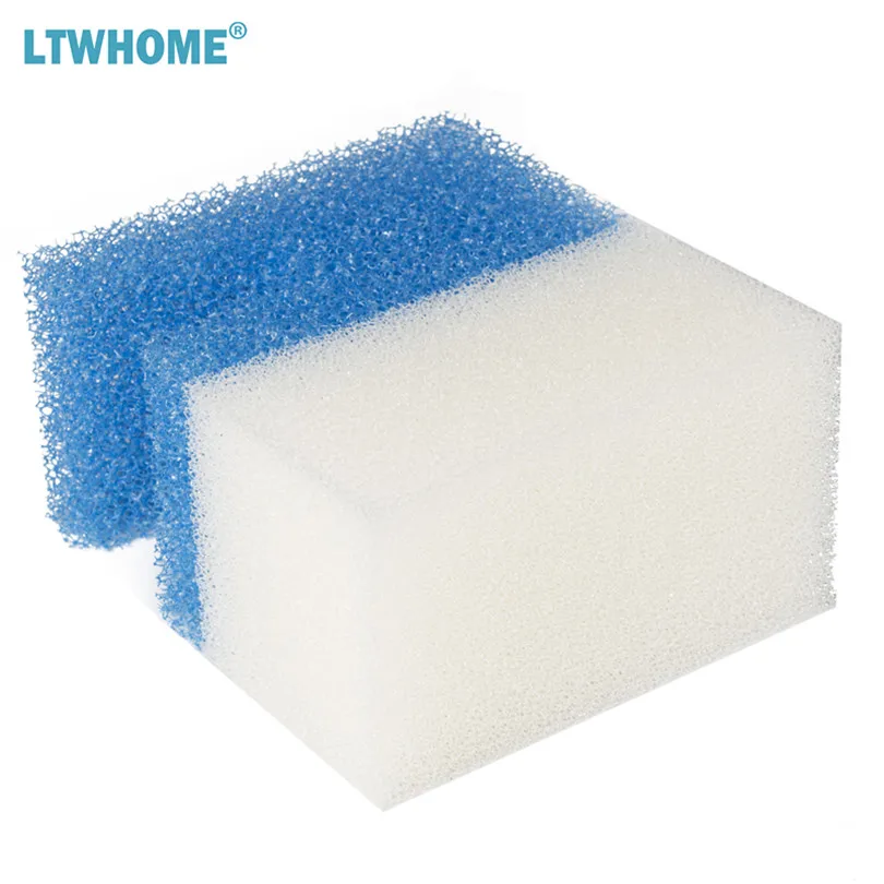 LTWHOME дизайн аквариума механические губки совместимы с Ferplast Blumec 07 губки подходят для внутреннего фильтра Bluwave