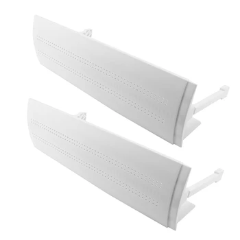 

Adjustable Air Conditioner Deflector Confinement Air Deflector Outlet Air Wing Air Cooled Anti Blast Baffle Wind ,White