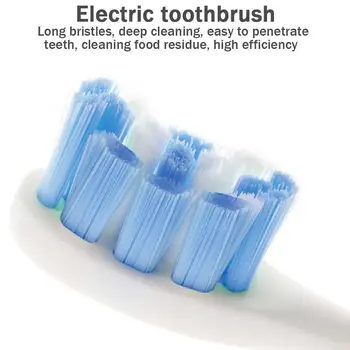 

Sonic Electric Toothbrush Rechargeable Waterproof 15 Charger Ipx8 Modes Head Toothbrush Usb For Adult Replaceable Brush X9P9