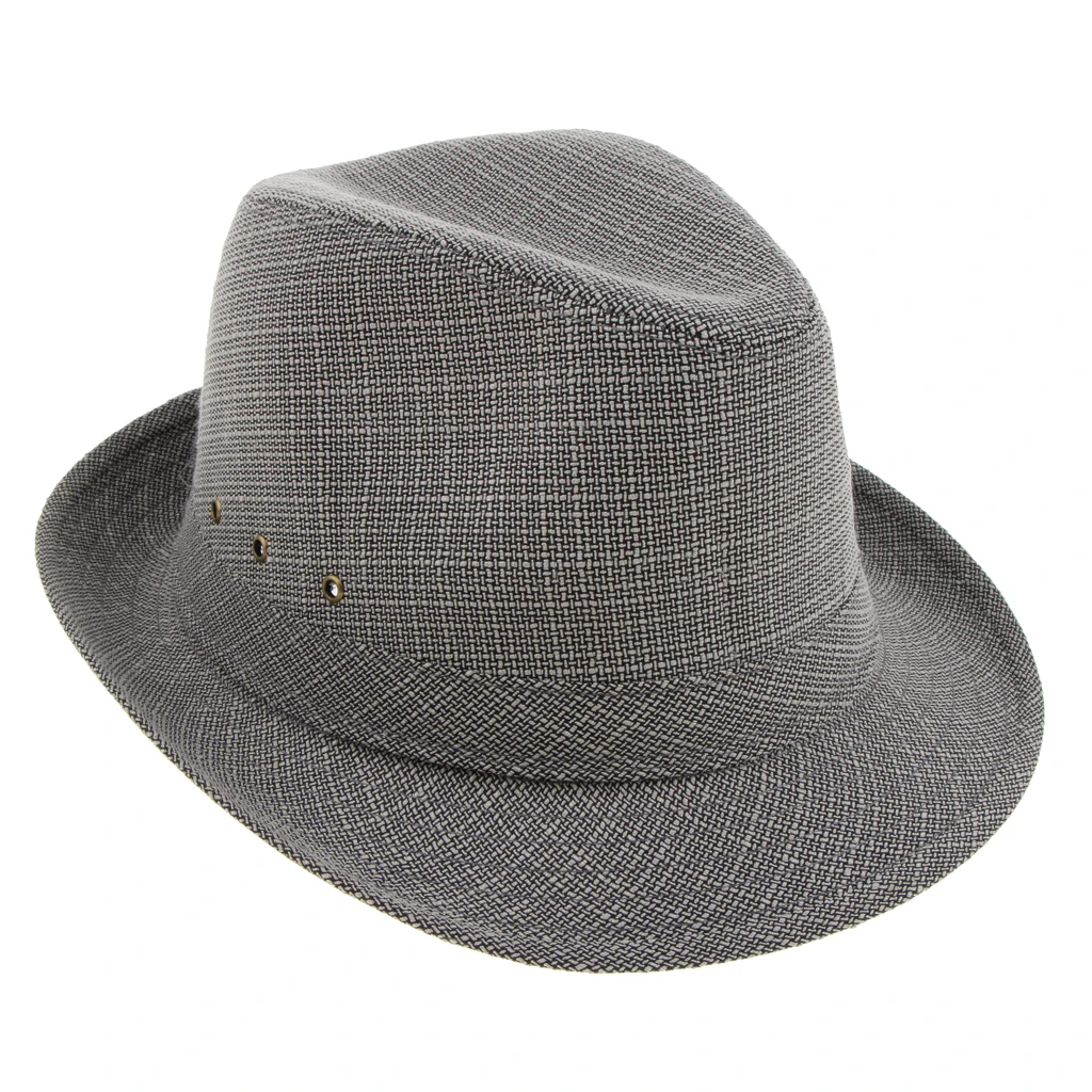 Fishing Caps Mens Womens Cap Unisex Linen Hat Summer Fedora Irish Panama Trilby Beach Party Cowboy Sun Hats