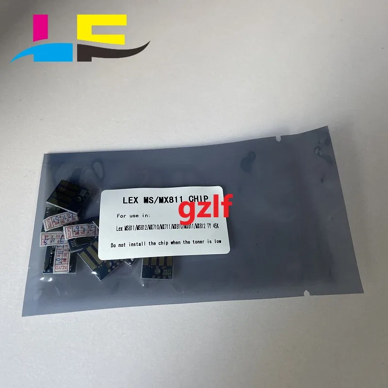 Чип тонера ForLexmark MS/MX811/MX810/MX812/MX710/MX711/MS810/MS812 выход: 45k Globle Версия для всех стран |