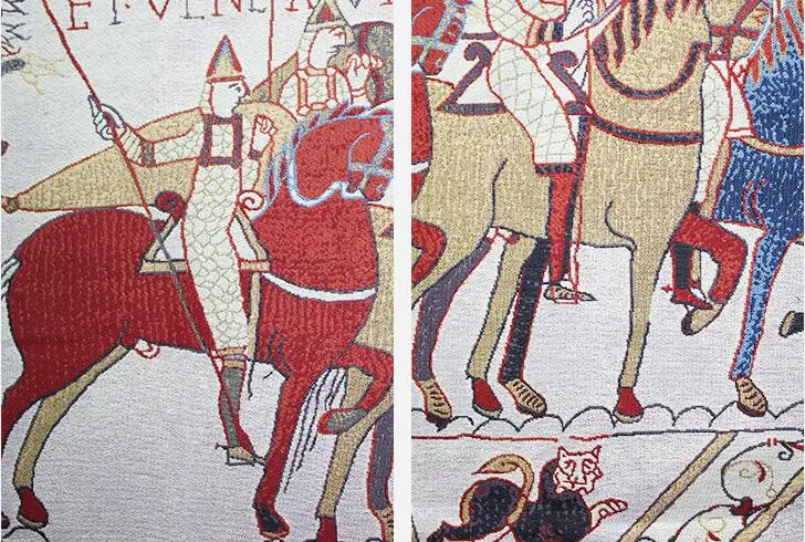 Гобелен Bayeux средневековая Европейская культура гобелены в британском стиле 45x138 см