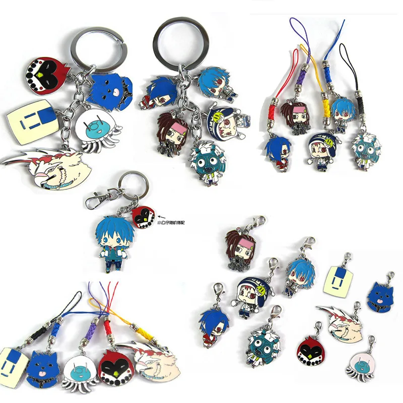 Лидер продаж животных Цвет металлическая кукла 5 висит картина маслом падение с металлической подвеской брелок Аниме-атрибутика кулон небольшие подарки