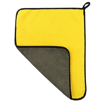 

30x40cm Car Wash Towel Double Sides Coral Fleece Cleaning Drying Cloth Hemming Car cleaner Care Cloth Detailing Auto Wash tools