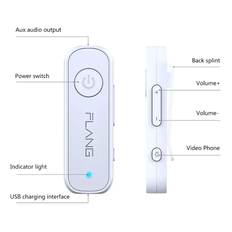 Bluetooth5 0 Receiver 3 5mm AUX Music Wireless Adapter for Car Headphone Speaker