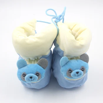 

2020 New 1 Pair Baby Boys Girl Warm Shoes Lace up Thicken Anti-slip Breathable for Winter
