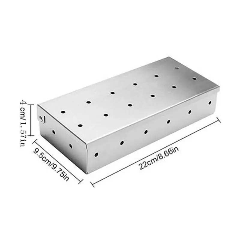 Outdoor BBQ Products Stainless Steel Smoker Box BBQ Stainless Steel Smoke Box7