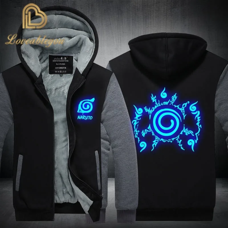 2019 New Naruto Hoodies Uchiha Syaringan Sweatshirts Hooded Men Fashion Hokage Ninjia Cartoon Printed Jackets Thick Coats S-5XL 2019 New Naruto Hoodies Uchiha Syaringan Sweatshirts Hooded Men Fashion Hokage Ninjia Cartoon Printed Jackets Thick Coats S-5XL