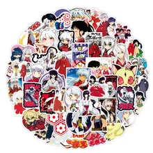 

10/30/50/100Pcs Inuyasha Stickers cute Anime Stickers Laptop Comic Guitar DIY Waterproof Cartoon Graffiti Decal gift