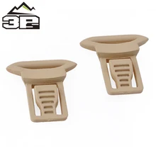 Тактические очки поворотные зажимы Набор для Пейнтбольный шлем боковые рельсы крепление страйкбол тактический аксессуар пластиковое крепление NH03005