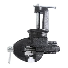 360 градусов вращающийся чугунный сверхмощный маленький настольный тиски маленькие тиски плоскогубцы ручной инструмент для деревообработки тиски