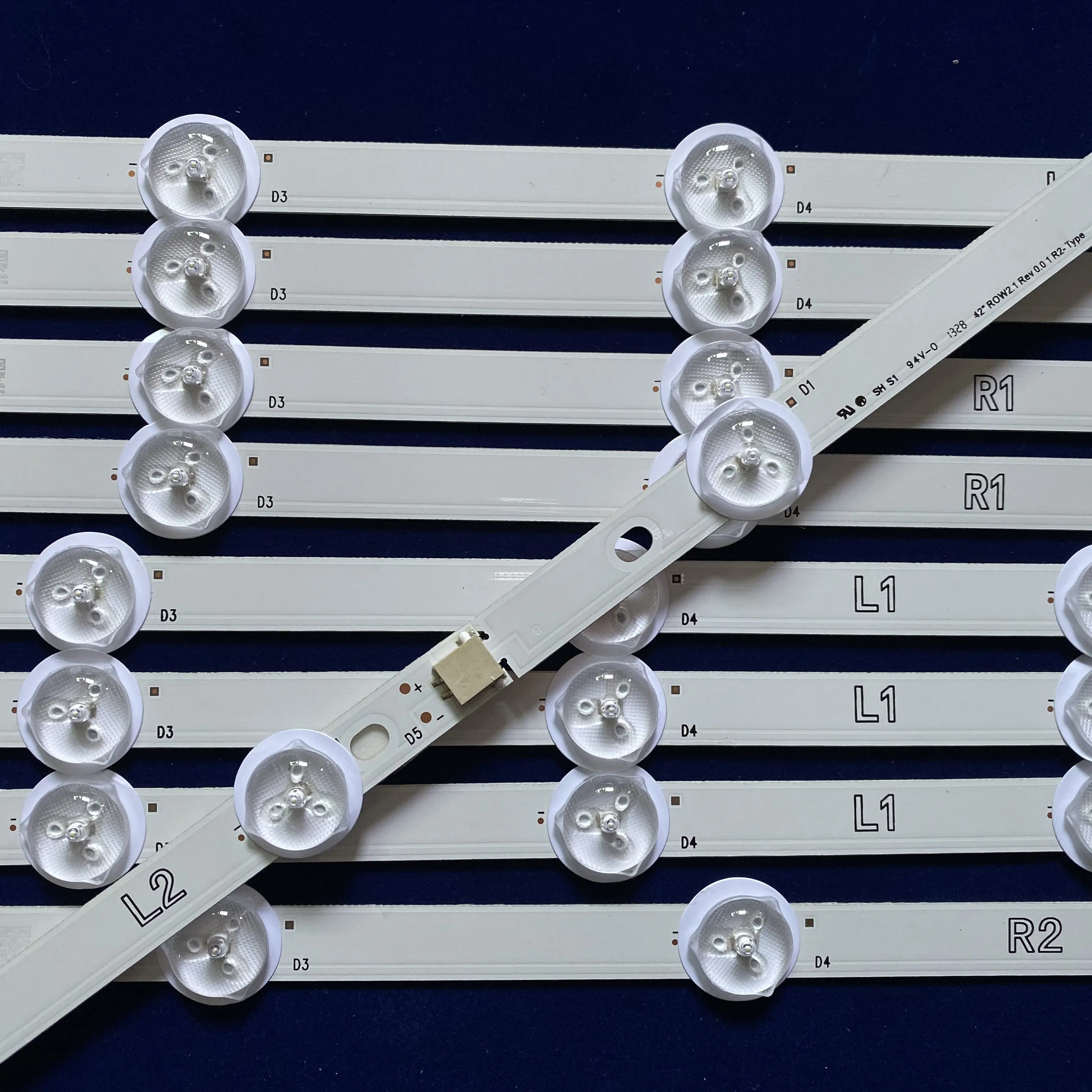 Новый комплект 10 шт. R1 L1 R2 L2 светодиодный прожектор Идеальная замена для LC420DUE 42LN5400
