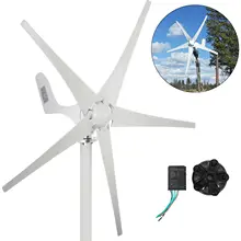 VEVOR 500W Wind Turbine Generator 12V/24V 5 Blades with Charge Controller Low Wind Speed Start for Windmill Home RV Yacht Farm