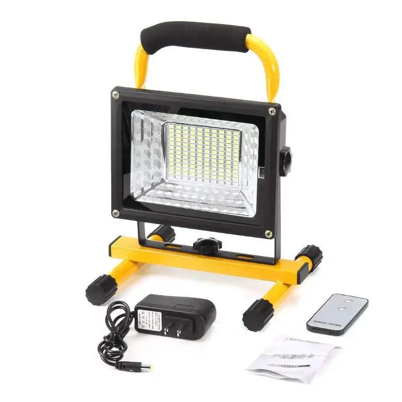 

1pcs 130 LED Rechargeable Floodlight Waterproof Spot Handheld Work Lights Power By 18650 Battery for Camping Outdoor Hiking
