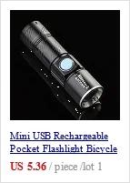 Задний фонарь для велосипеда, USB Перезаряжаемый Мощный водонепроницаемый Вращающийся дорожный горный велосипед, лампа